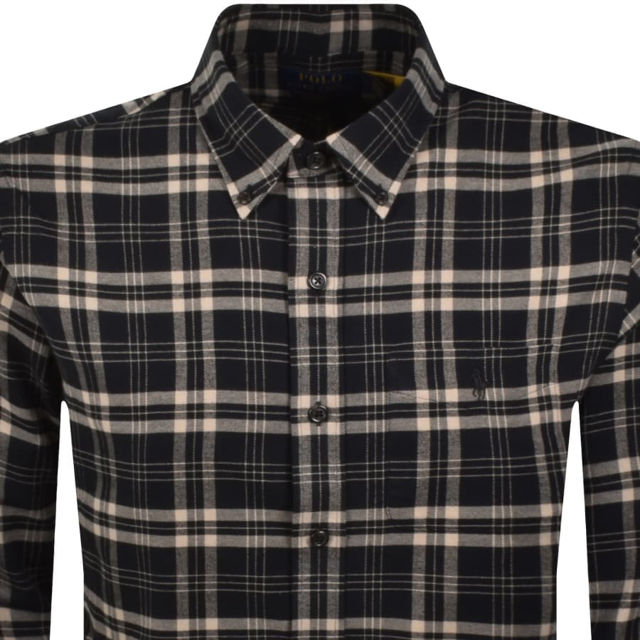 Ralph Lauren Check Long Sleeve Shirt Black