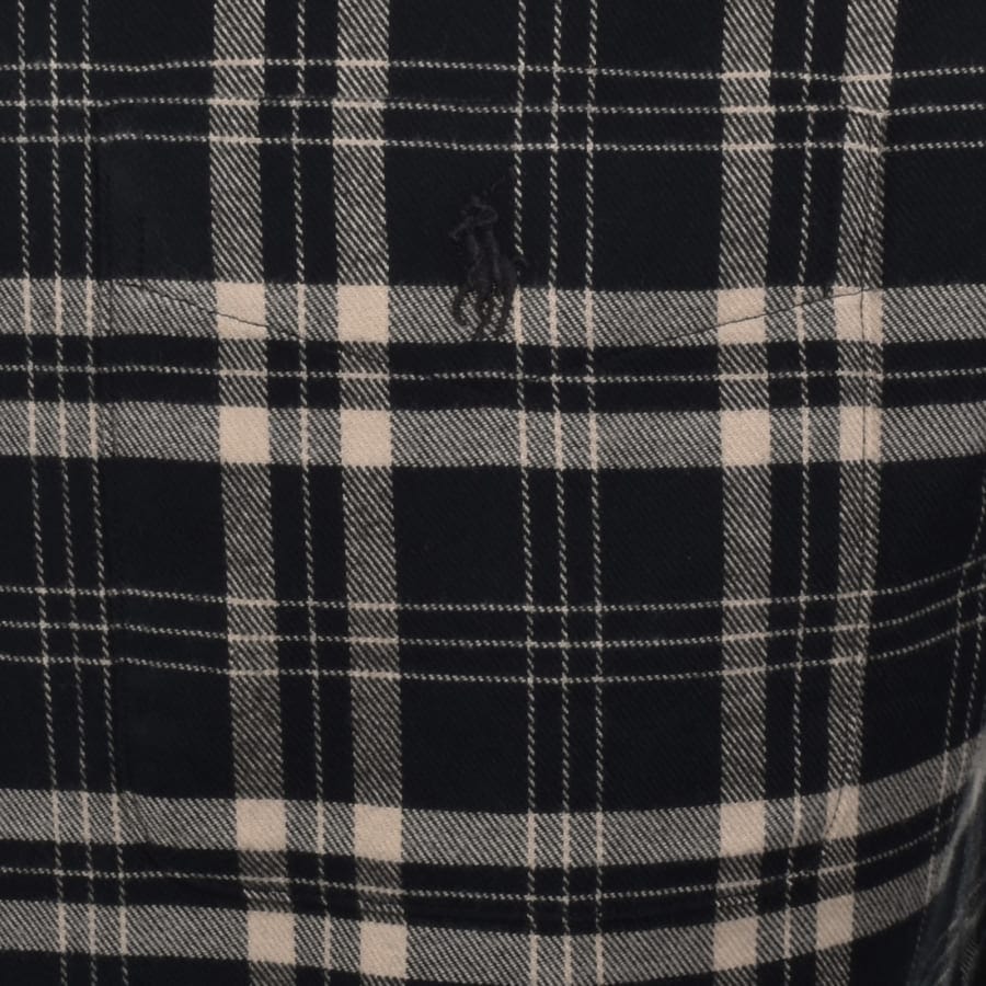 Ralph Lauren Check Long Sleeve Shirt Black