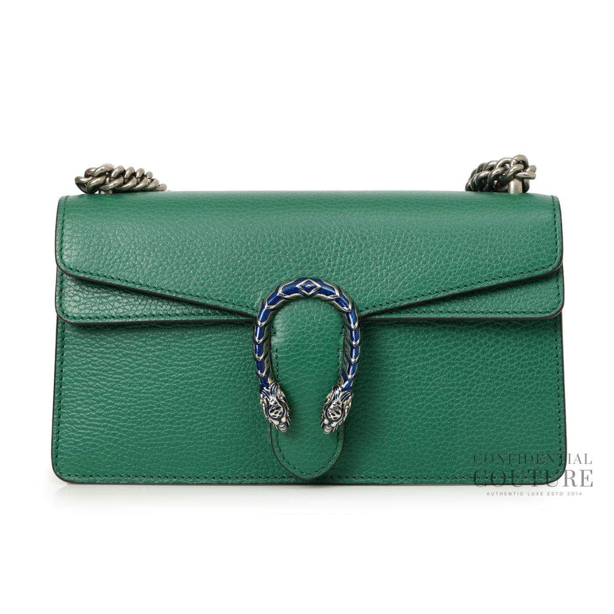 Dionysus Medium Green Shoulder Bag