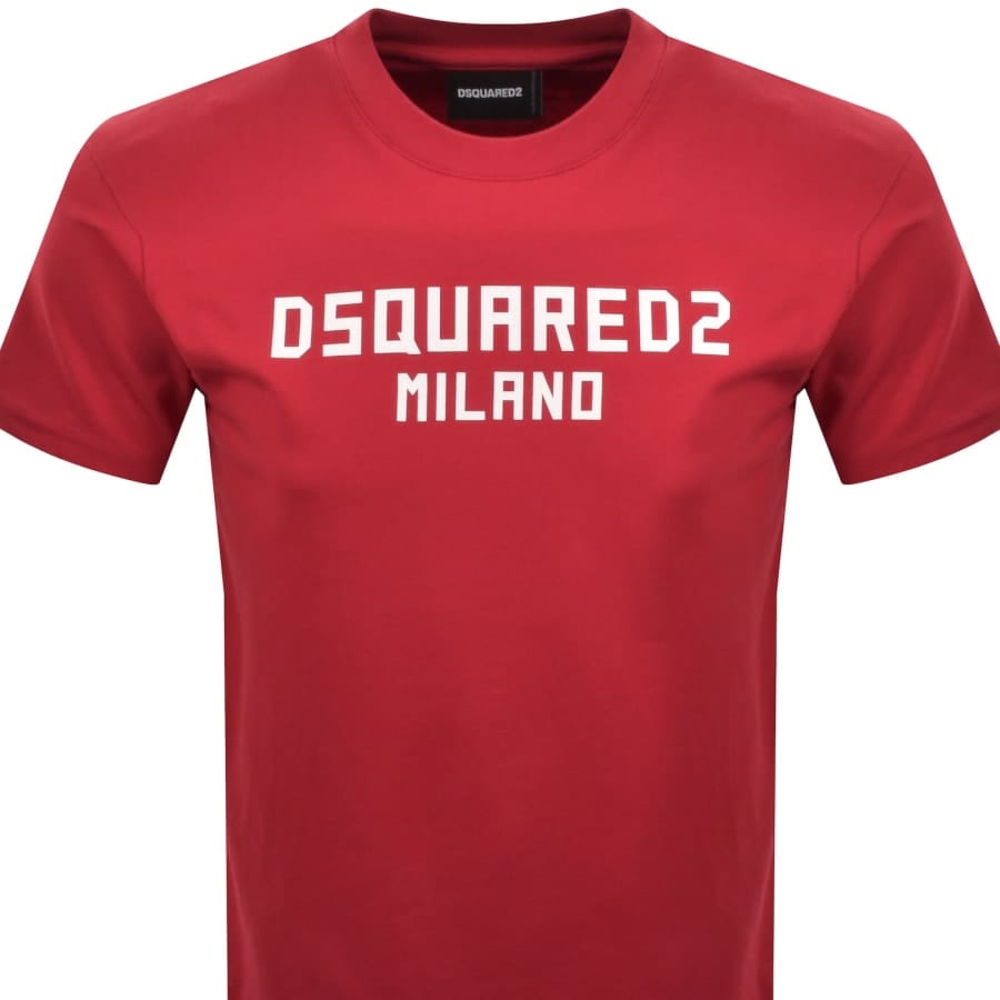 DSQUARED2 Logo Cool Fit T Shirt Red
