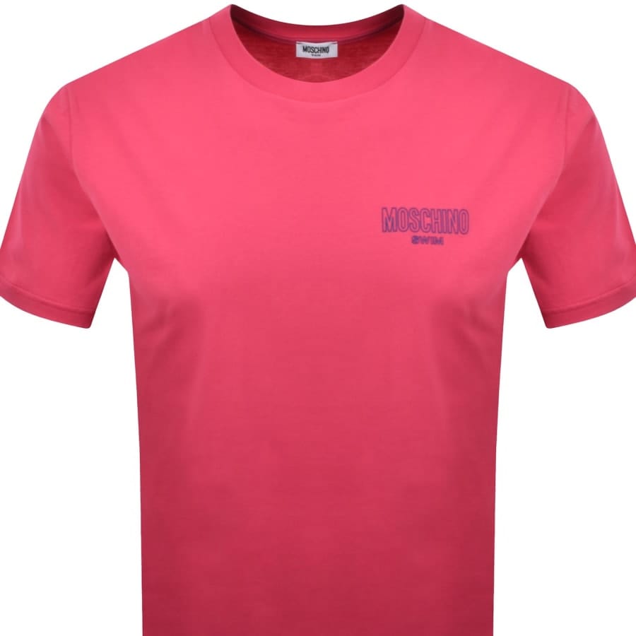 Moschino Swim T Shirt Pink