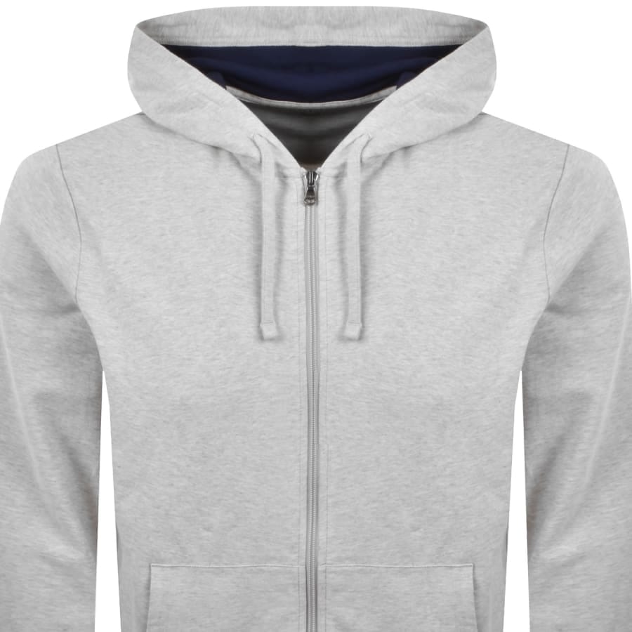 Ralph Lauren Full Zip Hoodie Heather Grey