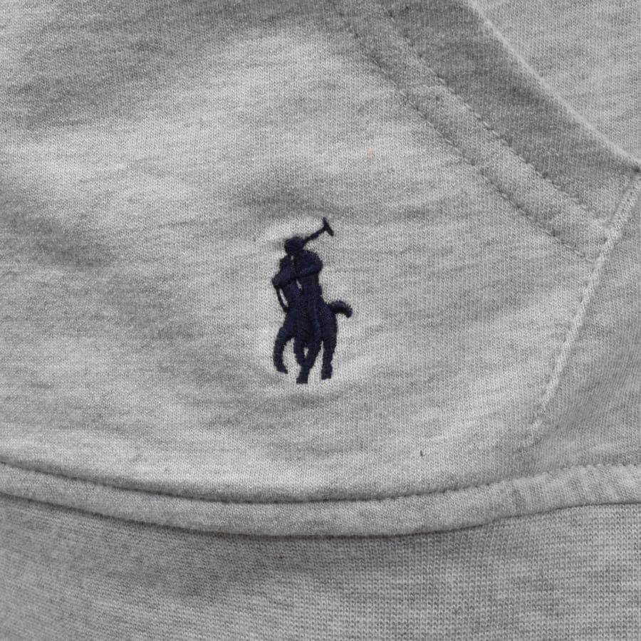 Ralph Lauren Full Zip Hoodie Heather Grey