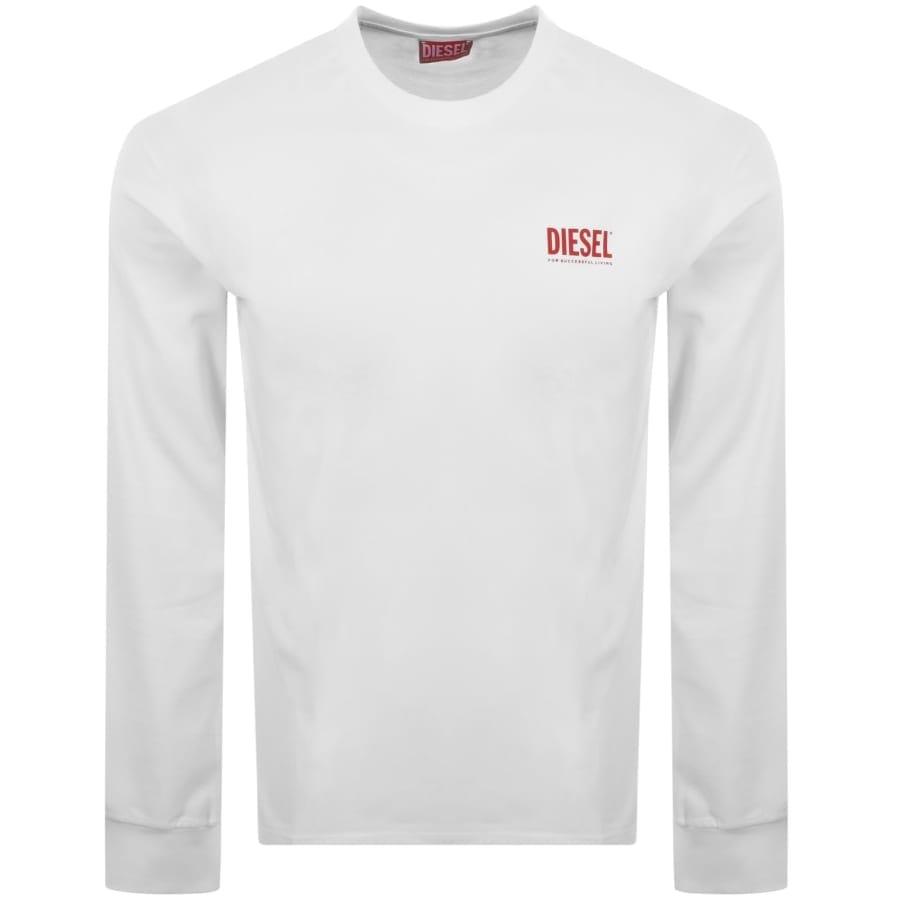 Diesel T Boxt Long Sleeve T Shirt White