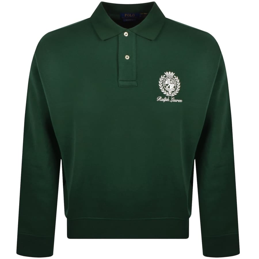 Ralph Lauren Logo Polo Sweatshirt Green