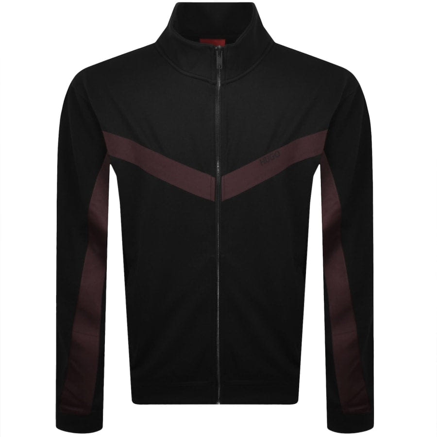 HUGO Darti Full Zip Sweatshirt Black