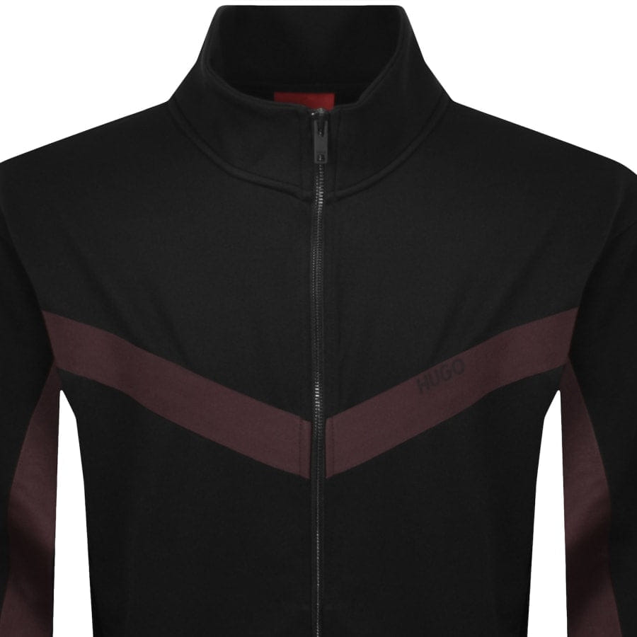 HUGO Darti Full Zip Sweatshirt Black