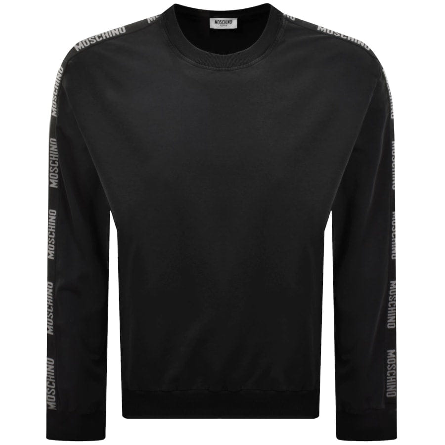 Moschino Active Logo Tape Sweatshirt Black