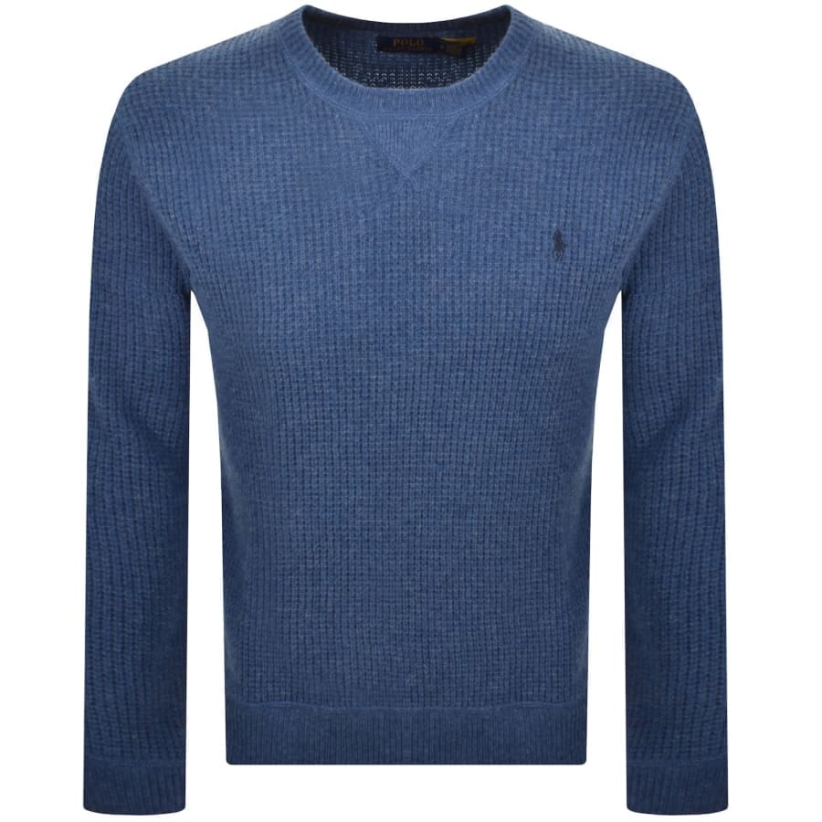 Ralph Lauren Crew Neck Knit Jumper Blue
