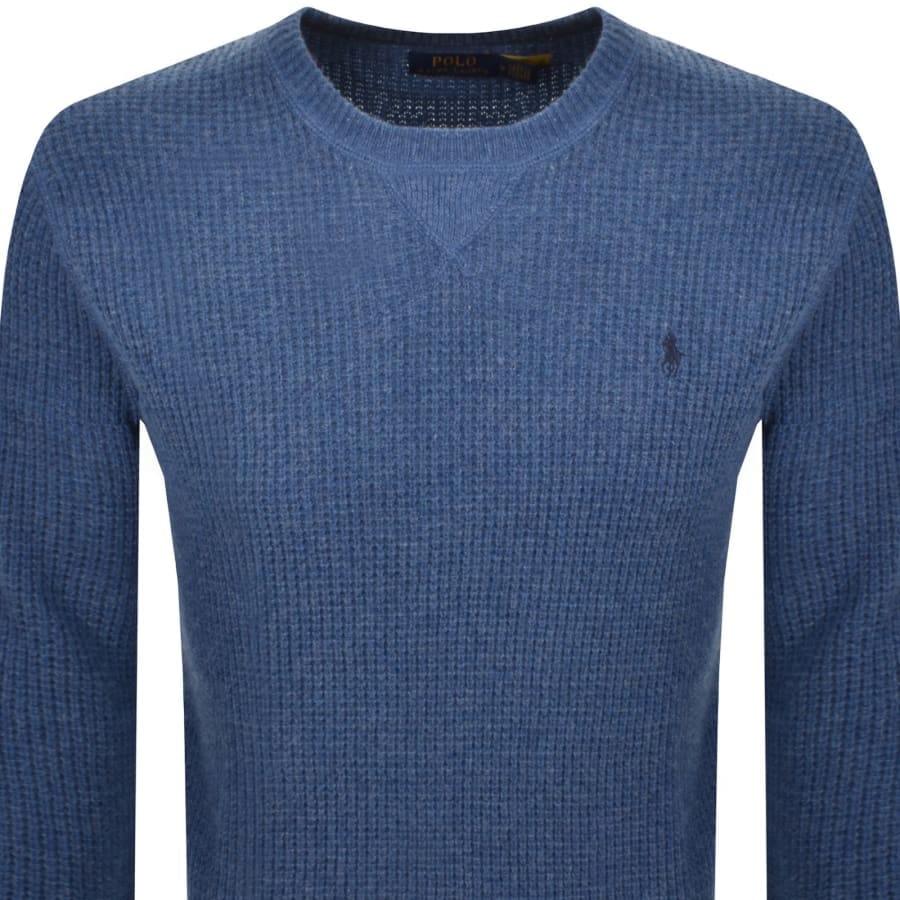 Ralph Lauren Crew Neck Knit Jumper Blue