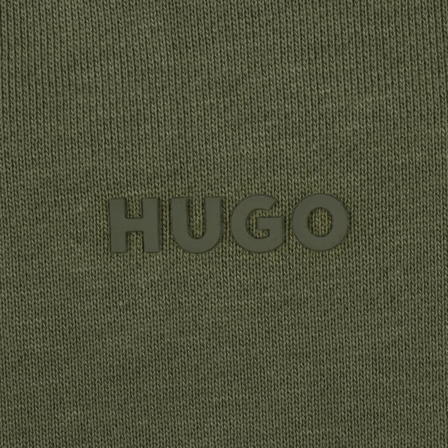 HUGO Dapo Hoodie Open Green