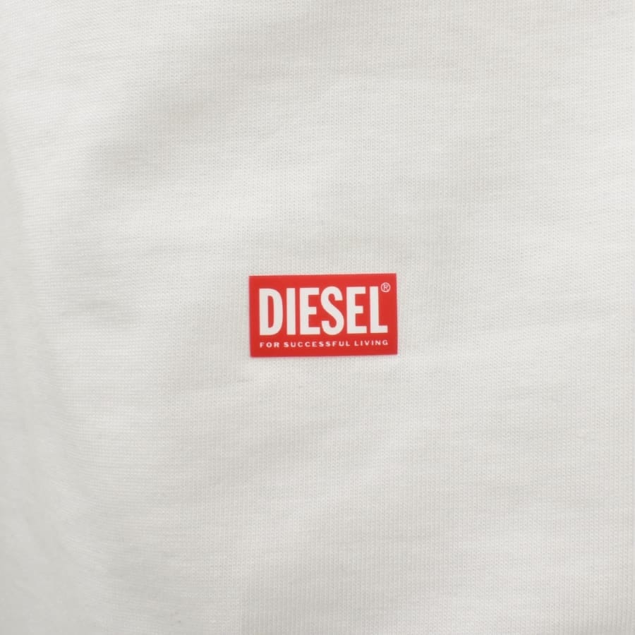 Diesel T Adjust Slits T Shirt Off White
