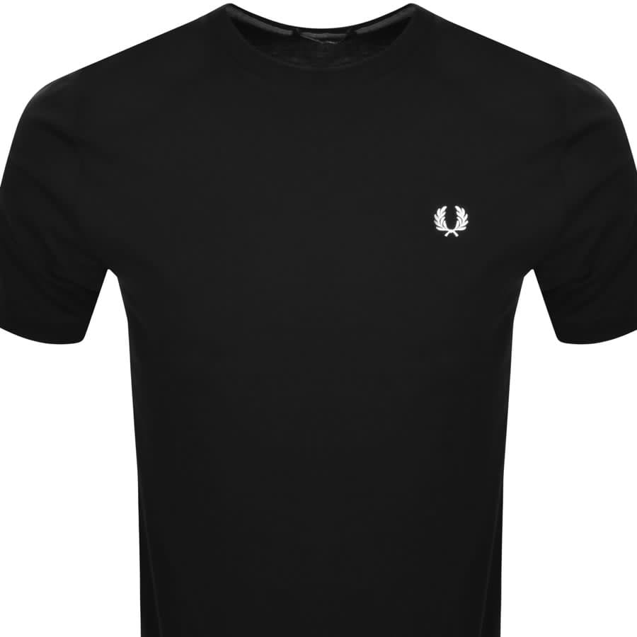 Fred Perry Crew Neck T Shirt Black