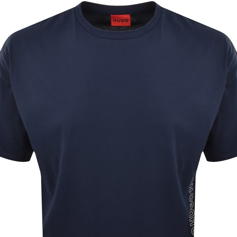 HUGO Tiki Beach T Shirt Navy