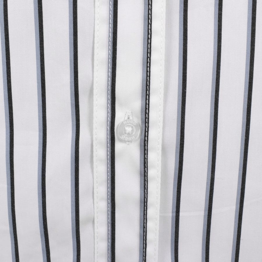 HUGO Long Sleeved Erillo Shirt White