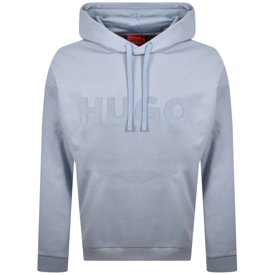 HUGO Oversized Ditchle Hoodie Light Blue