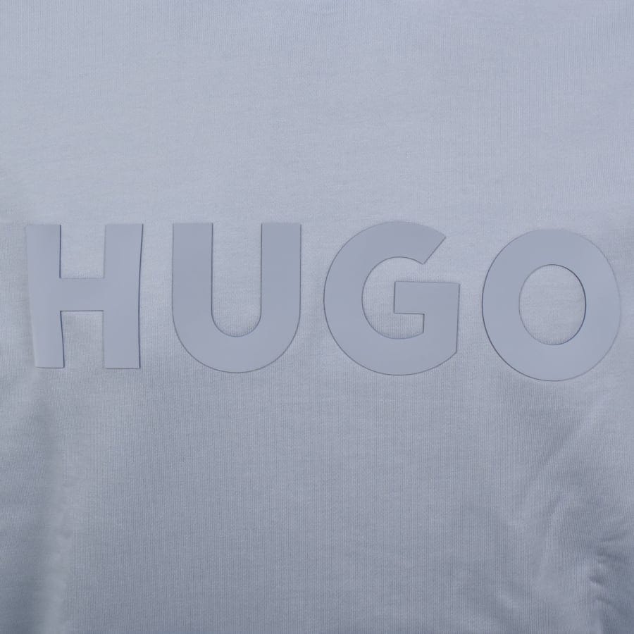 HUGO Oversized Ditchle Hoodie Light Blue