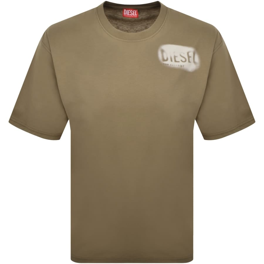 Diesel T Boxt V2 T Shirt Beige