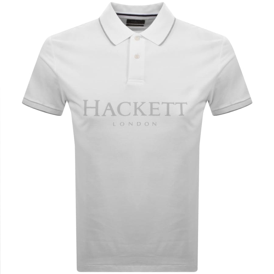 Hackett Heritage Polo T Shirt White