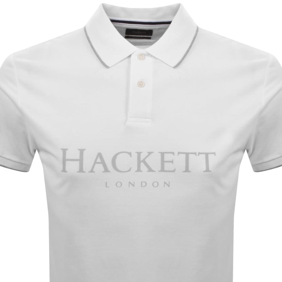 Hackett Heritage Polo T Shirt White