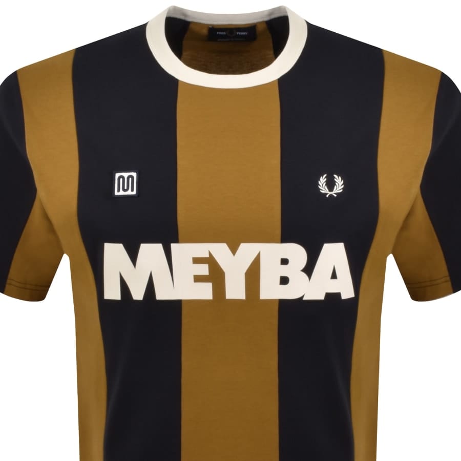 Fred Perry X Meyba T Shirt Laurel Navy