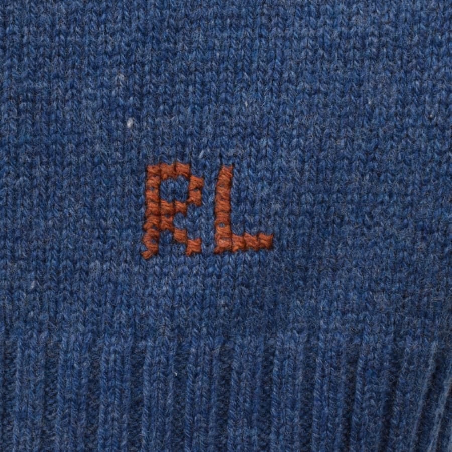 Ralph Lauren Crew Neck Knit Jumper Blue