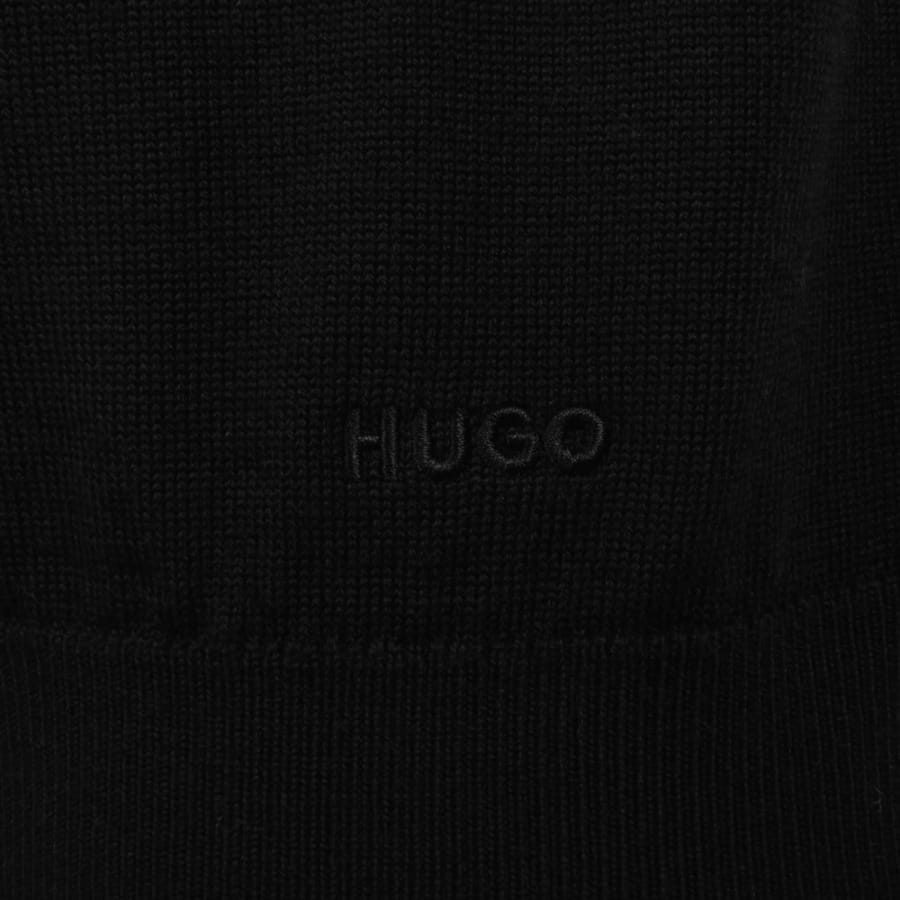 HUGO San Jorge Knit Jumper Black