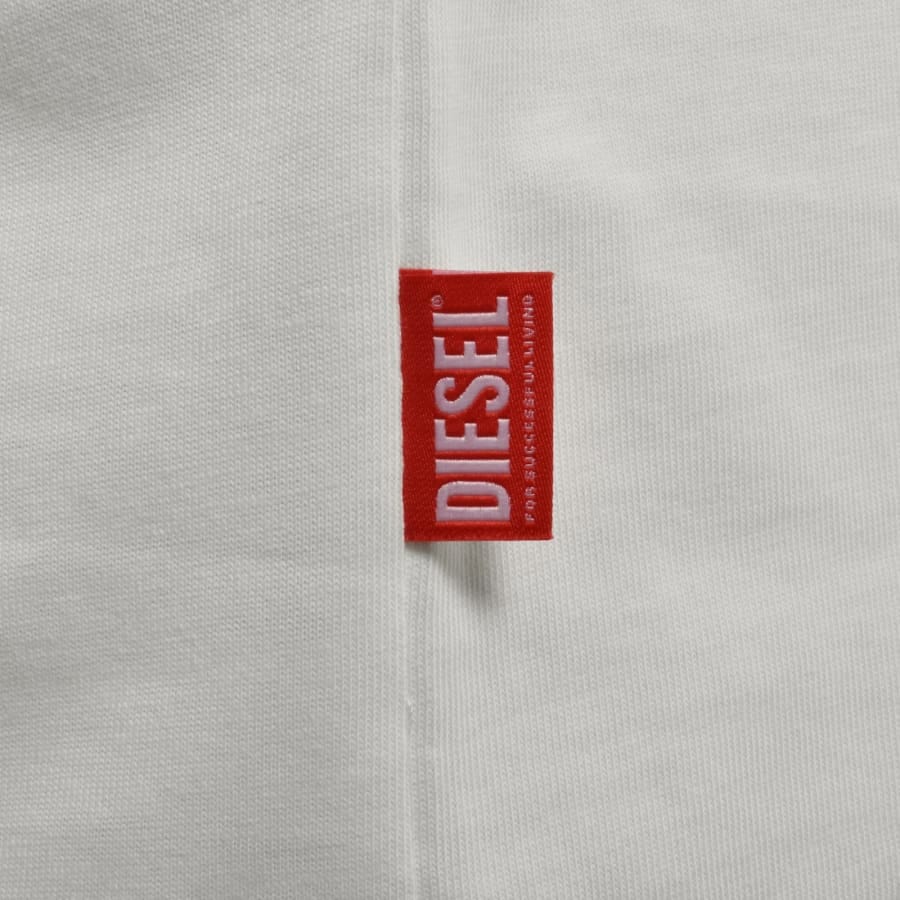 Diesel T Norm V16 T Shirt White