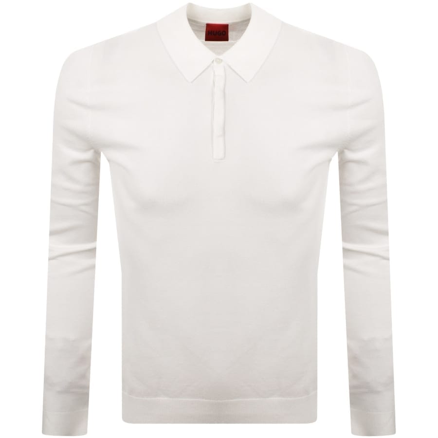 HUGO San Pippo Slim Fit Polo T Shirt Cream