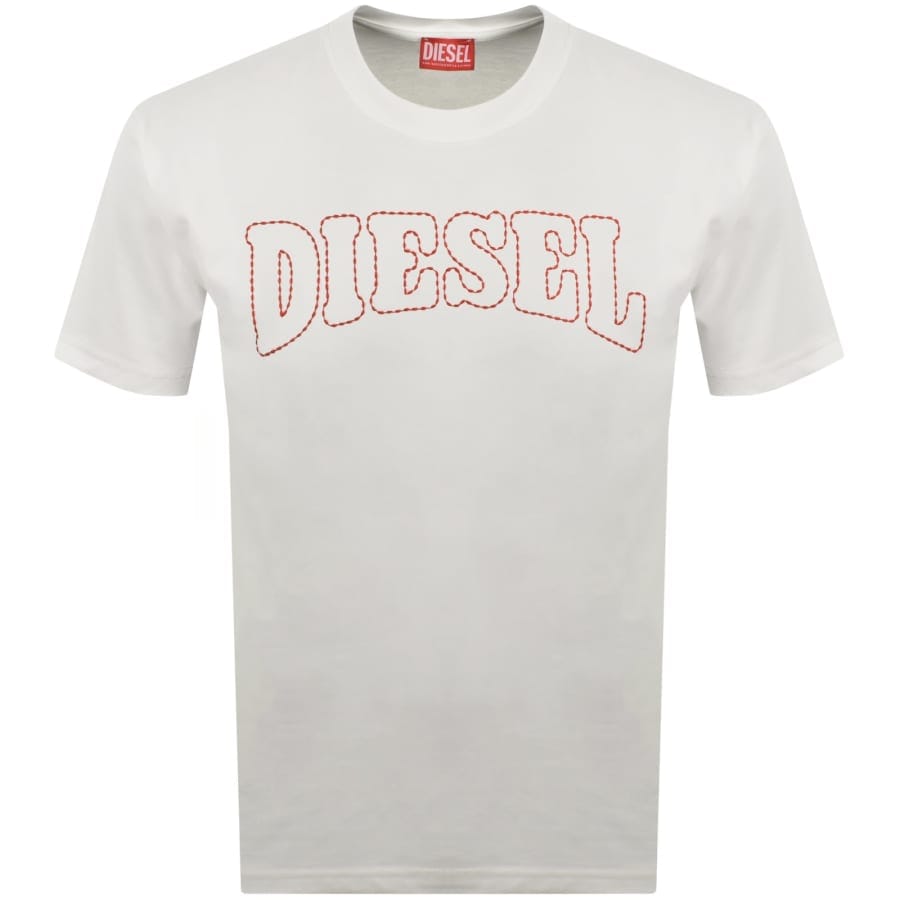 Diesel T Norm V10 T Shirt White
