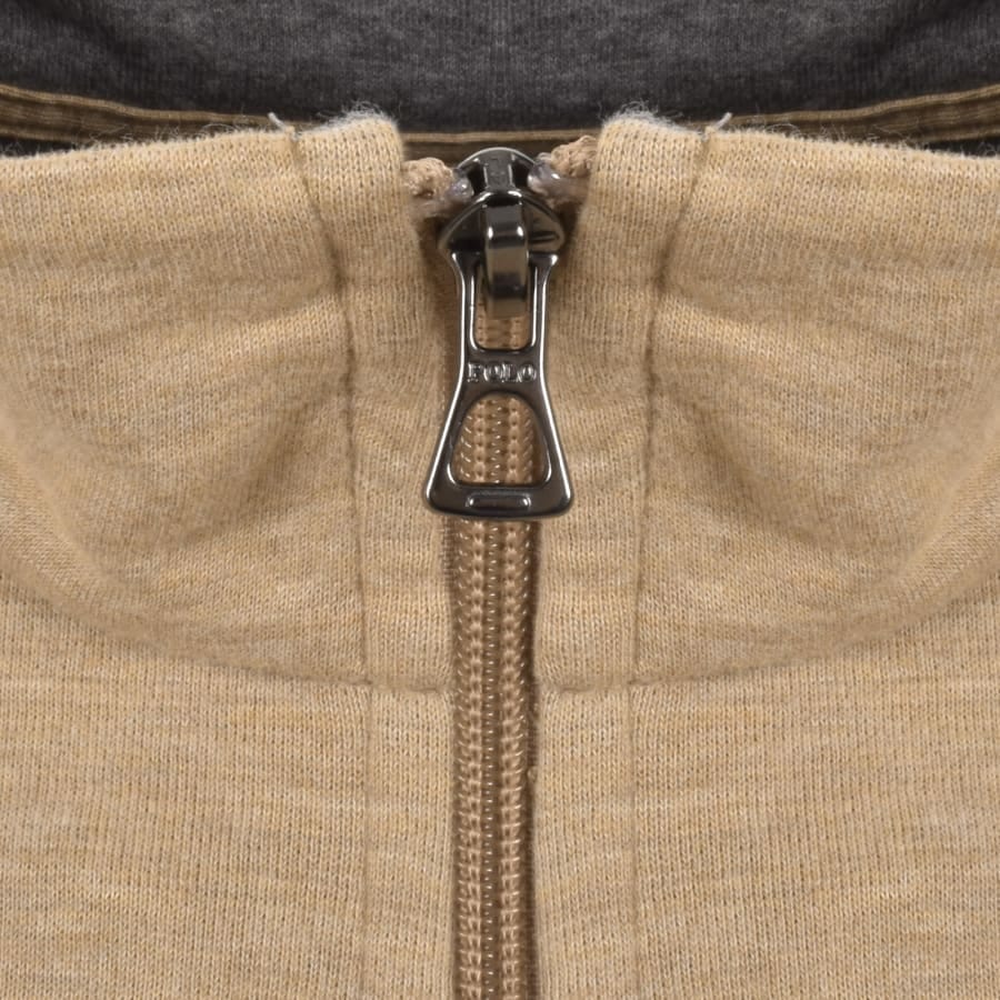 Ralph Lauren Half Zip Sweatshirt Brown