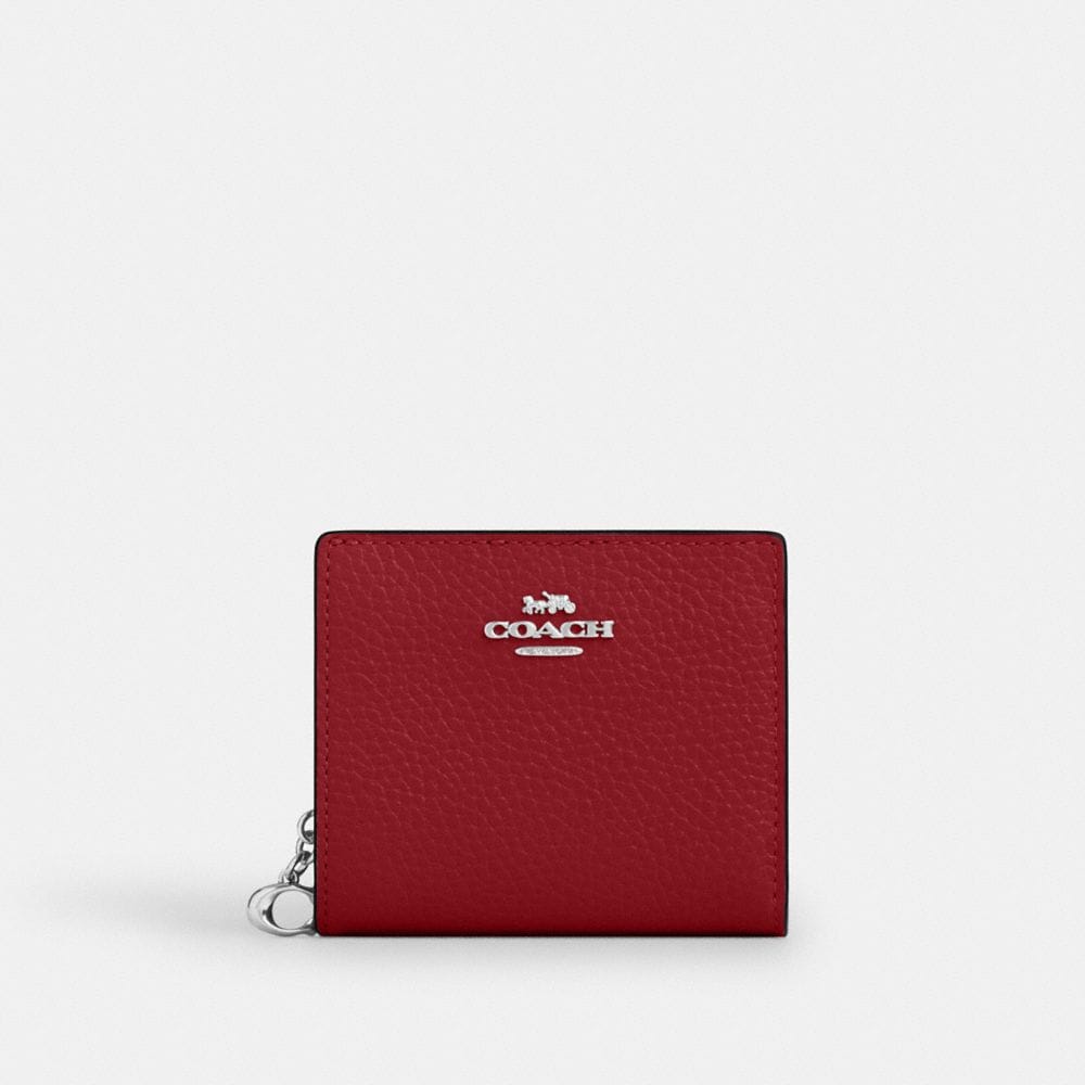 Snap Wallet In Signature Denim