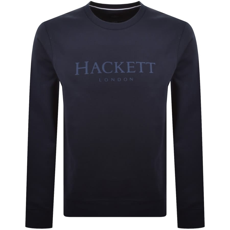 Hackett Heritage Crew Neck Sweatshirt Navy