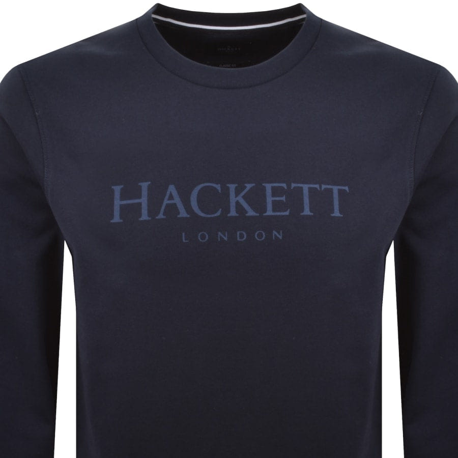 Hackett Heritage Crew Neck Sweatshirt Navy
