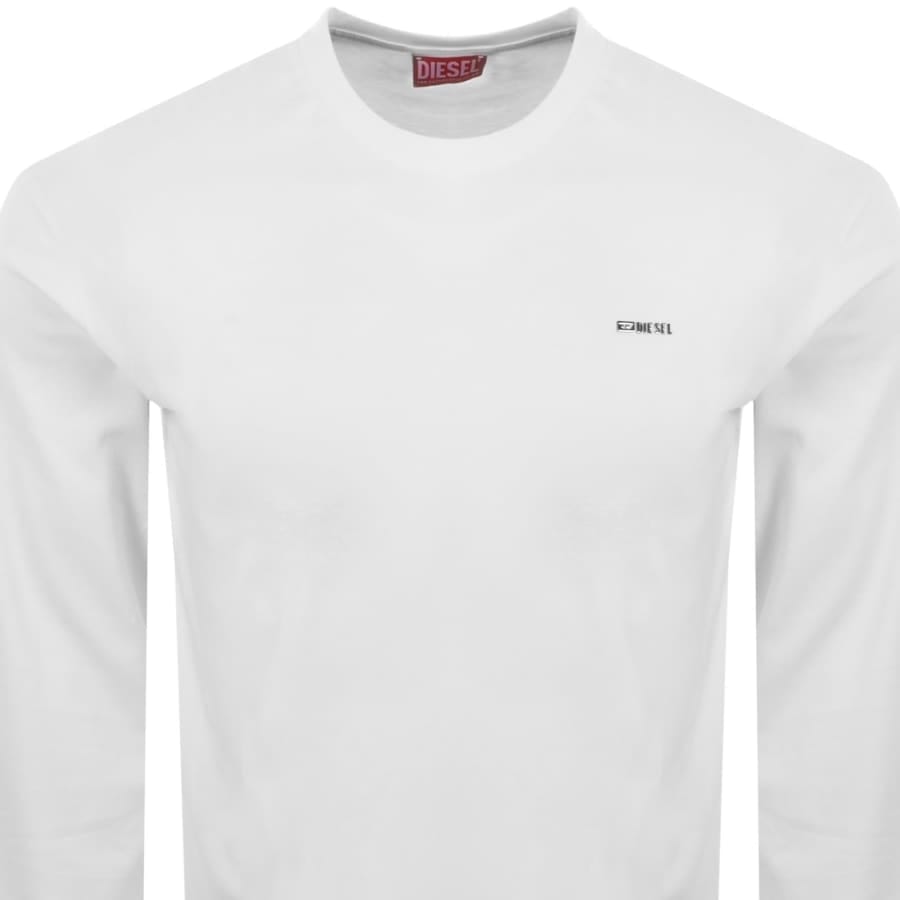 Diesel T Miegor Long Sleeve T Shirt White