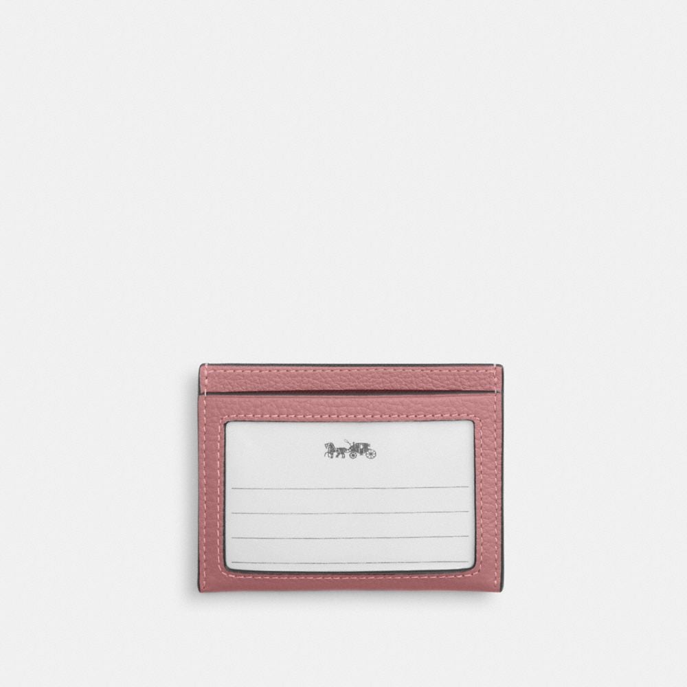 Slim Id Card Case In Loved Leather