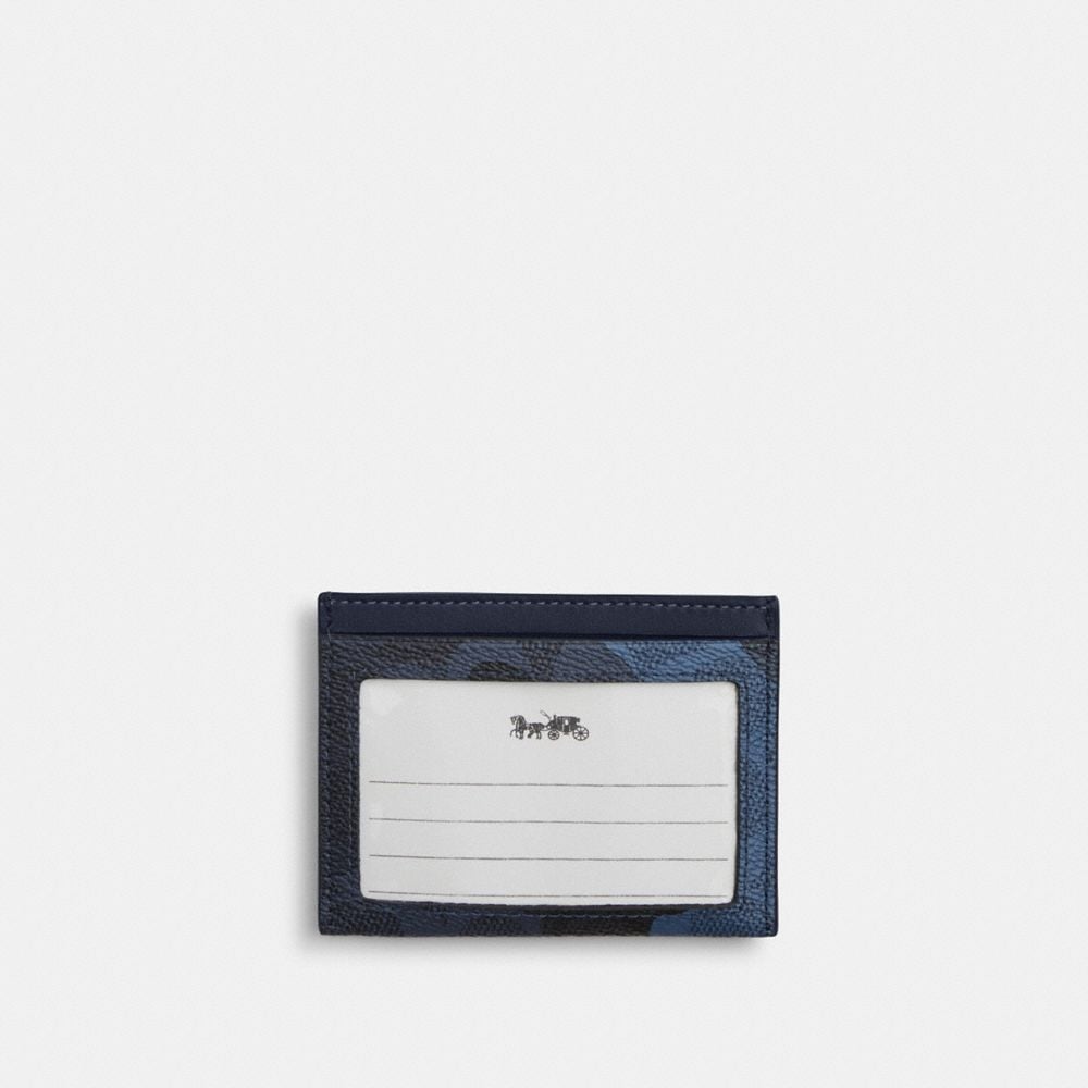 Slim Id Card Case In Loved Leather