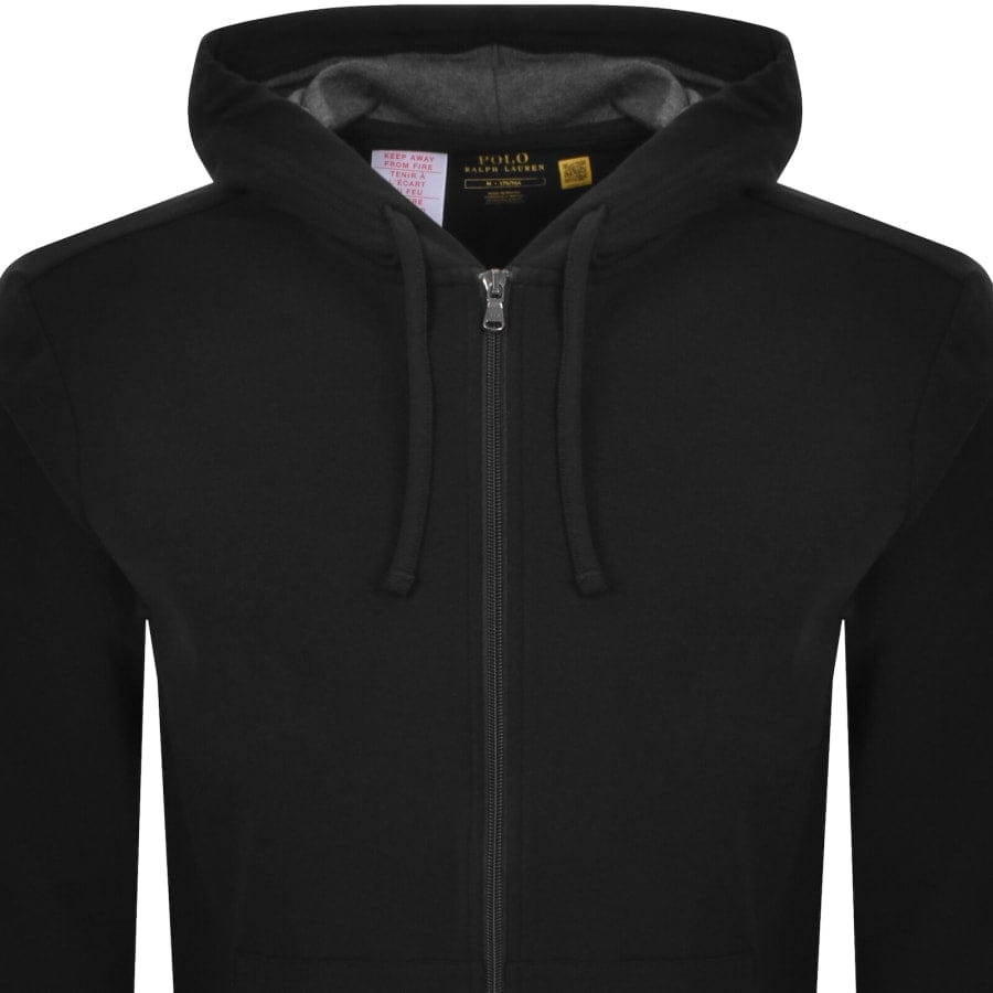 Ralph Lauren Full Zip Hoodie Polo Black