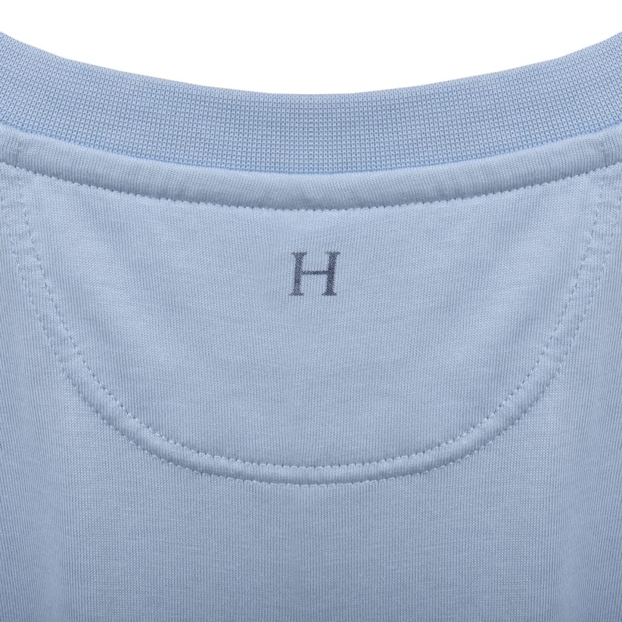 Hackett Small Logo T Shirt Summer Blue