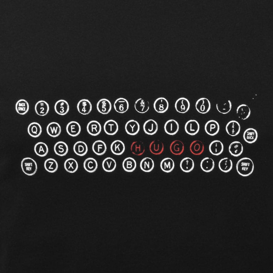 HUGO Deyss T Shirt Black