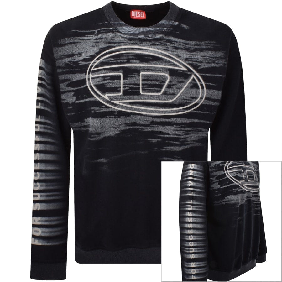Diesel S Boxt T1 Sweatshirt Navy