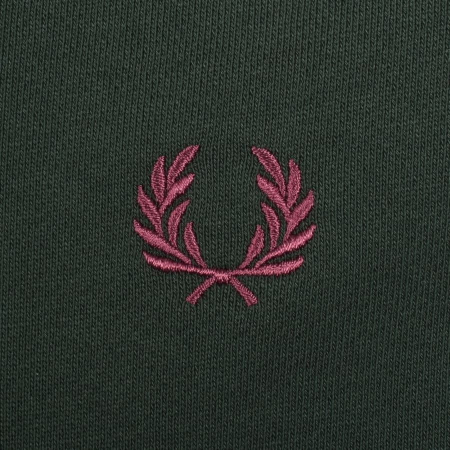 Fred Perry Half Zip Sweatshirt Green