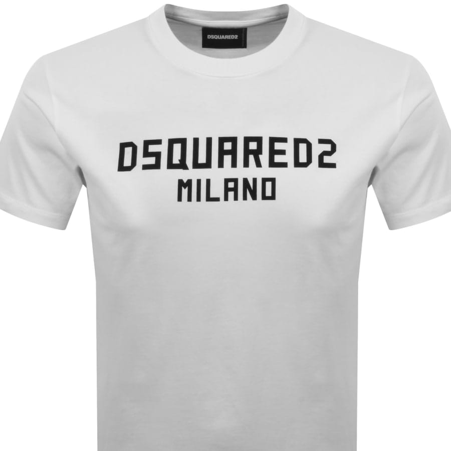 DSQUARED2 Logo Cool Fit T Shirt White