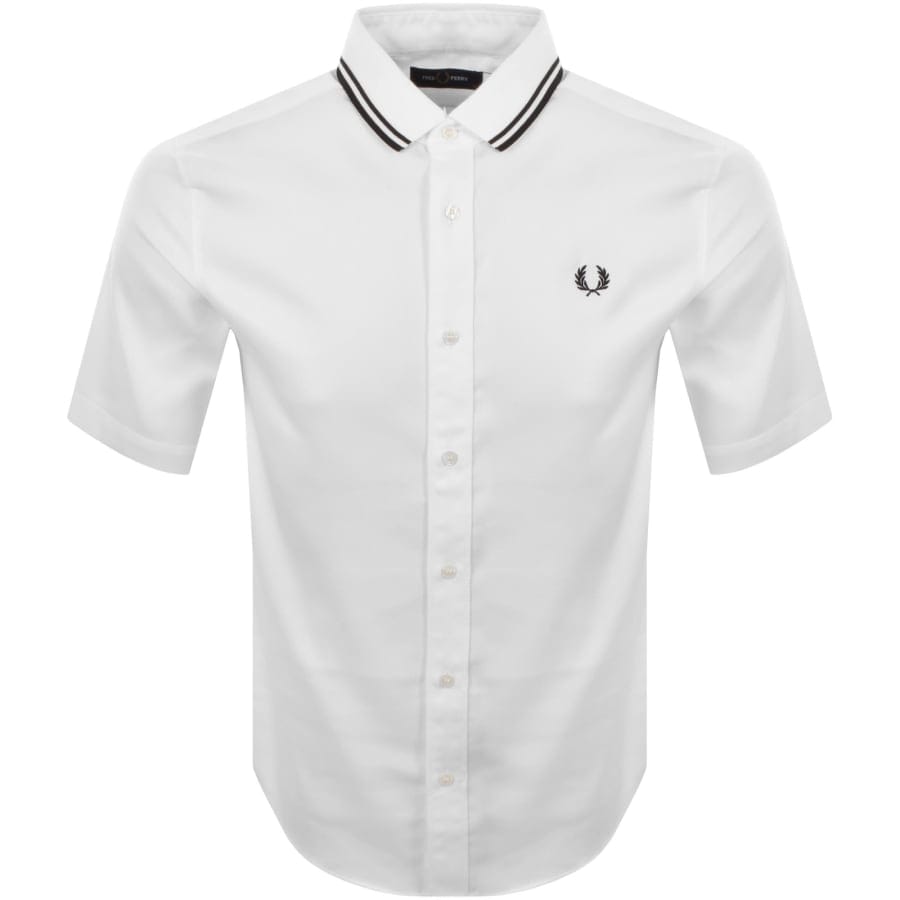 Fred Perry Polo Collar Shirt White