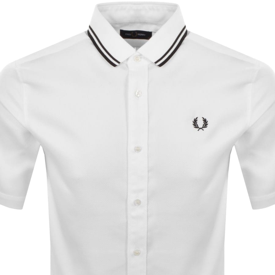 Fred Perry Polo Collar Shirt White