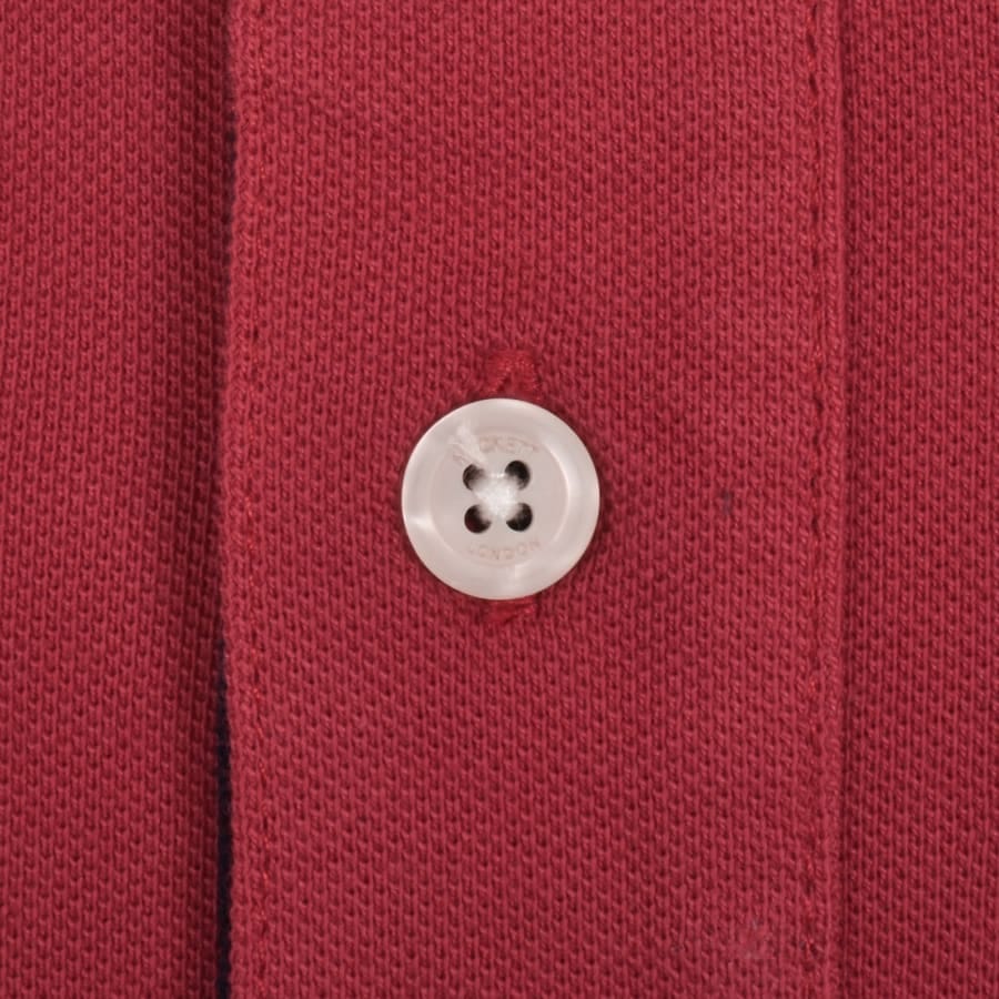 Hackett Heritage Multi Polo T Shirt Red