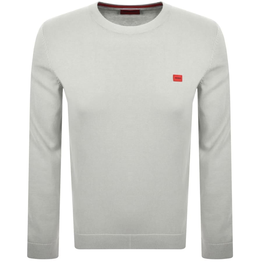 HUGO San Cassius Knit Jumper Cream