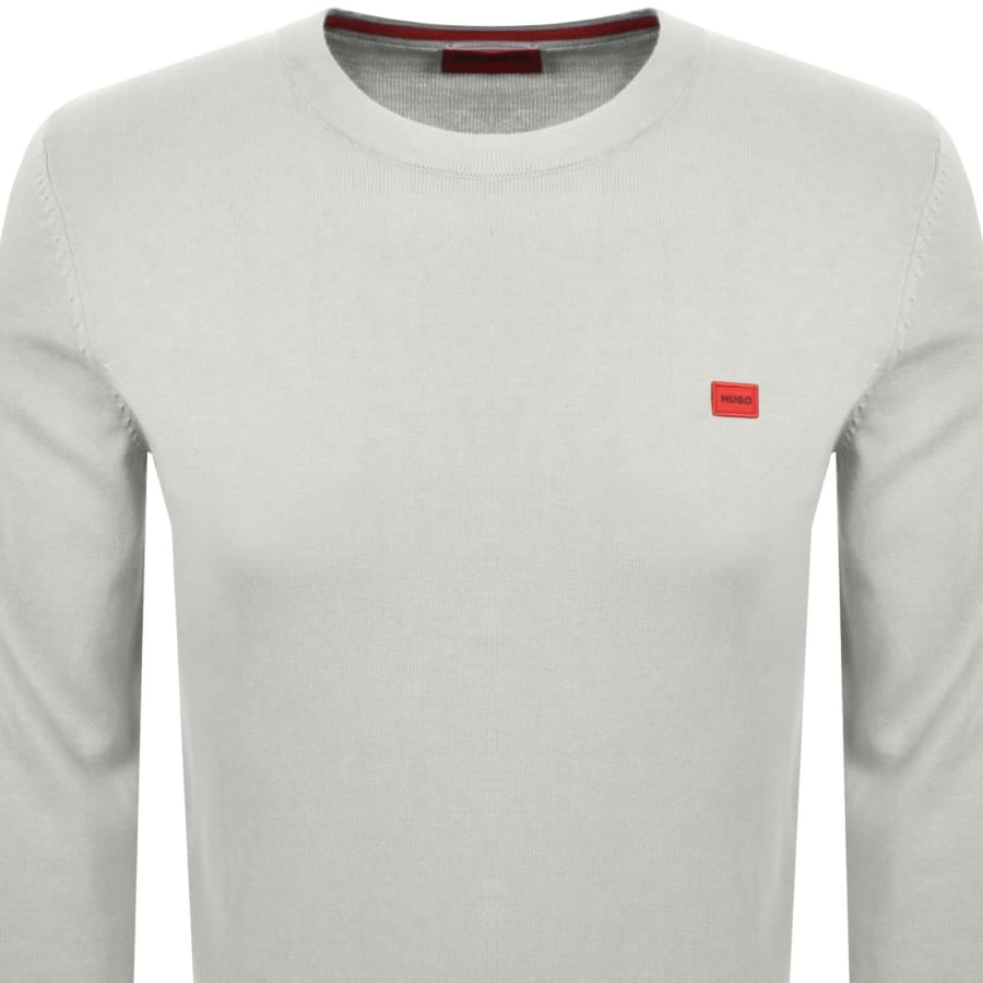 HUGO San Cassius Knit Jumper Cream