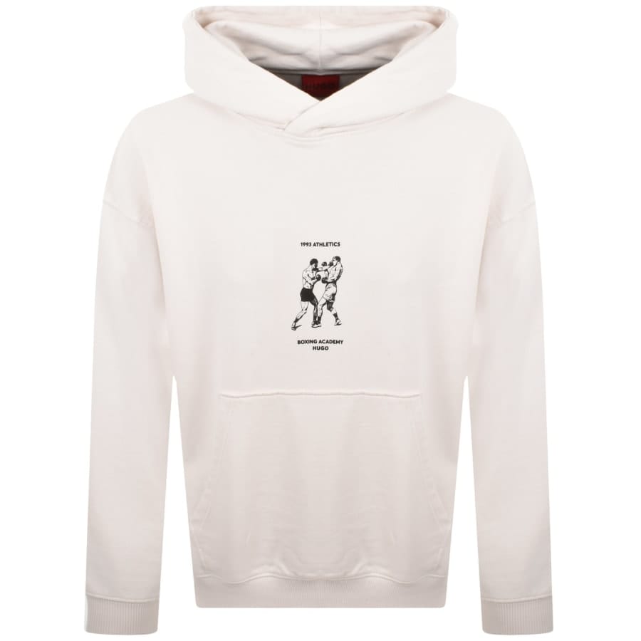 HUGO Duwrestie Hoodie Cream