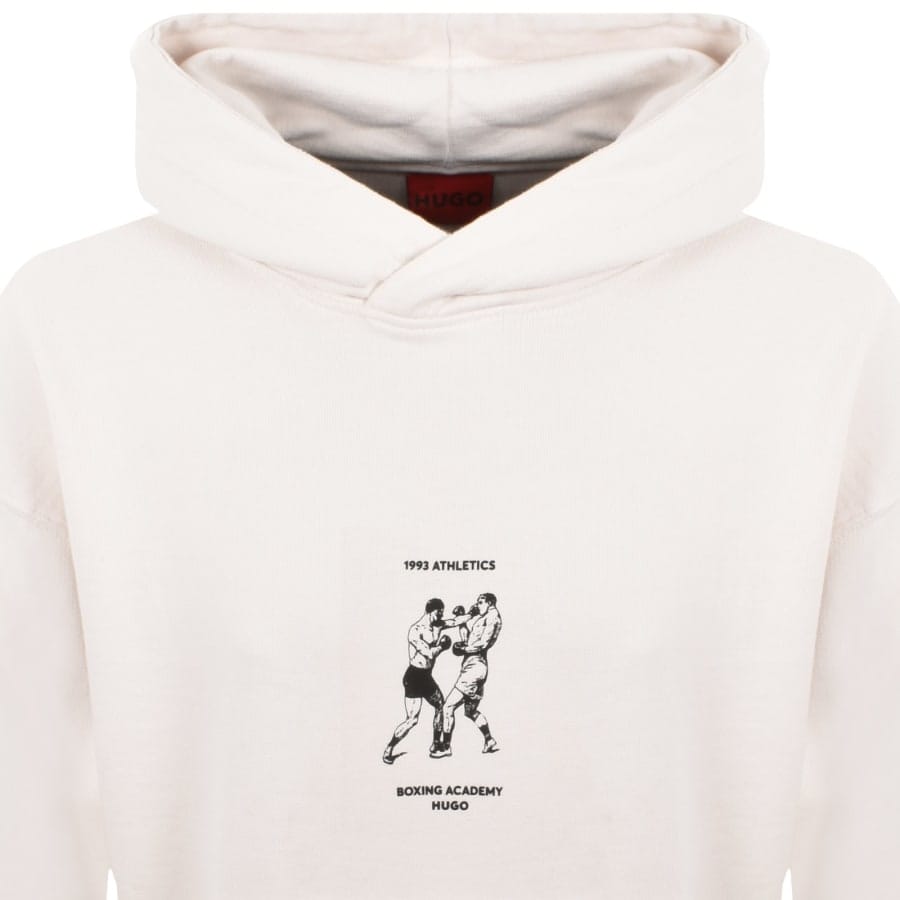HUGO Duwrestie Hoodie Cream